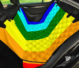 Pride Rainbow- Pet Car Seat Covers- Fits most rear seats for cars, SUV, vans or trucks. - MaWeePet- Art on Apparel